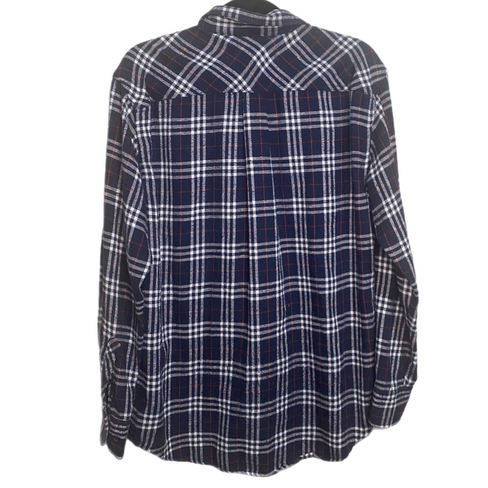 Tailor Vintage Men's  Plaid Flannel Button-up Long Sleeve Shirt XL - Picture 5 of 5